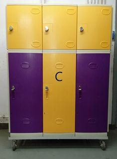 平過二手PlasticLocker 全新膠儲物櫃 有鎖 abslocker