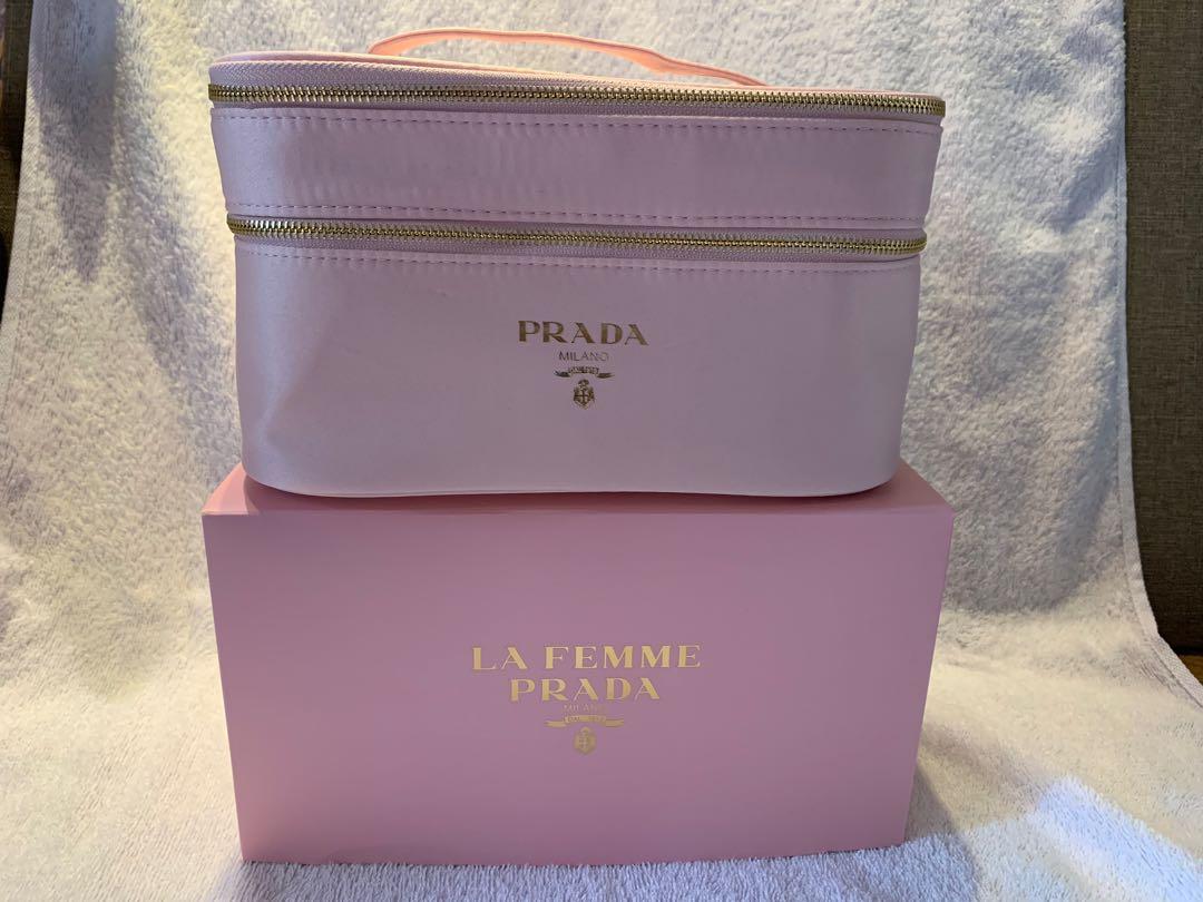 La femme prada makeup bag