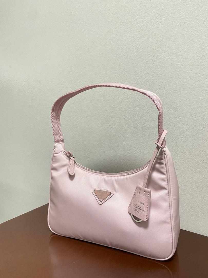 Prada Re-Edition 2000 Re-Nylon Mini Bag Alabaster Pink in Re-Nylon