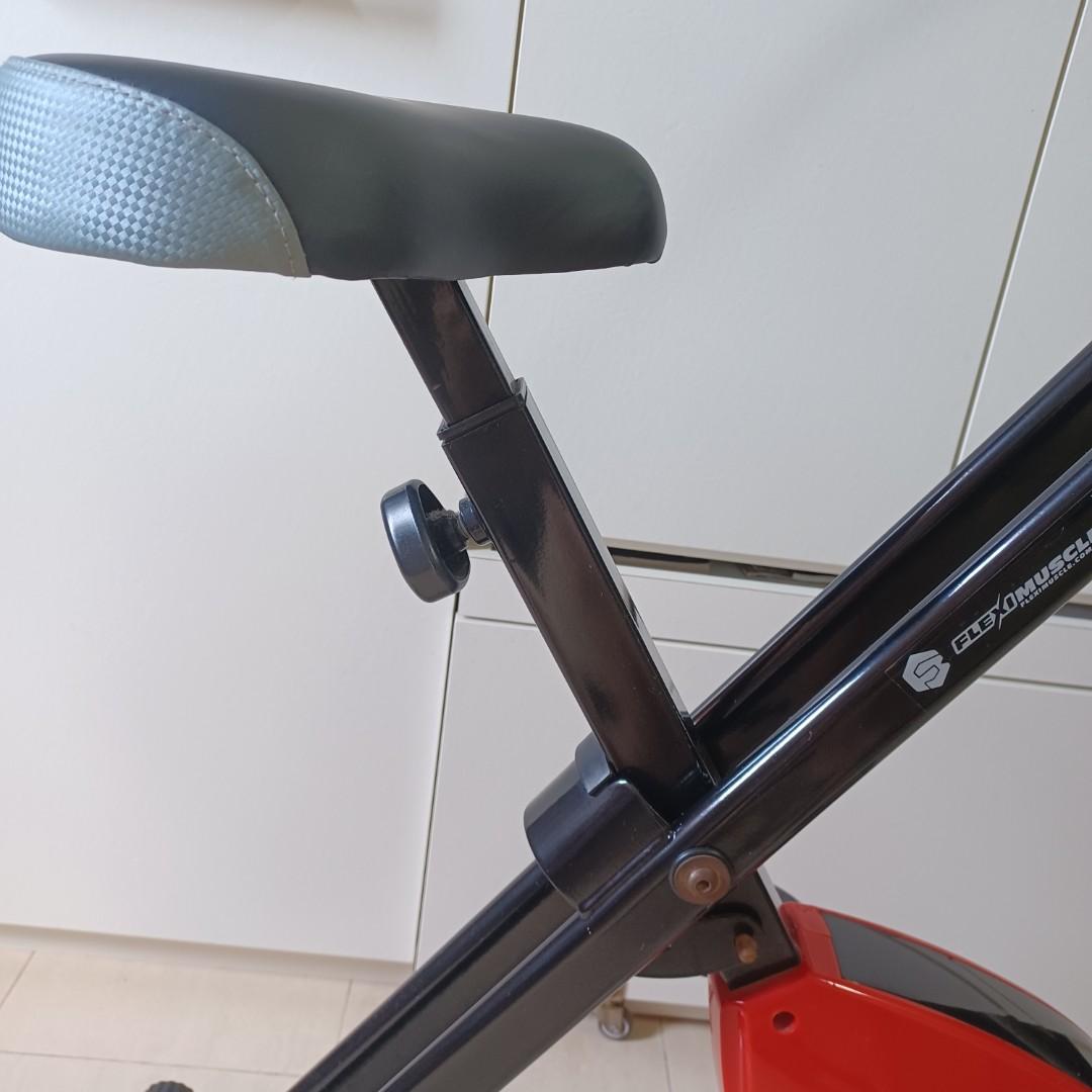 Preloved Exercise Bike Fleximuscle Sports Equipment Exercise Fitness Cardio Fitness Machines on Carousell
