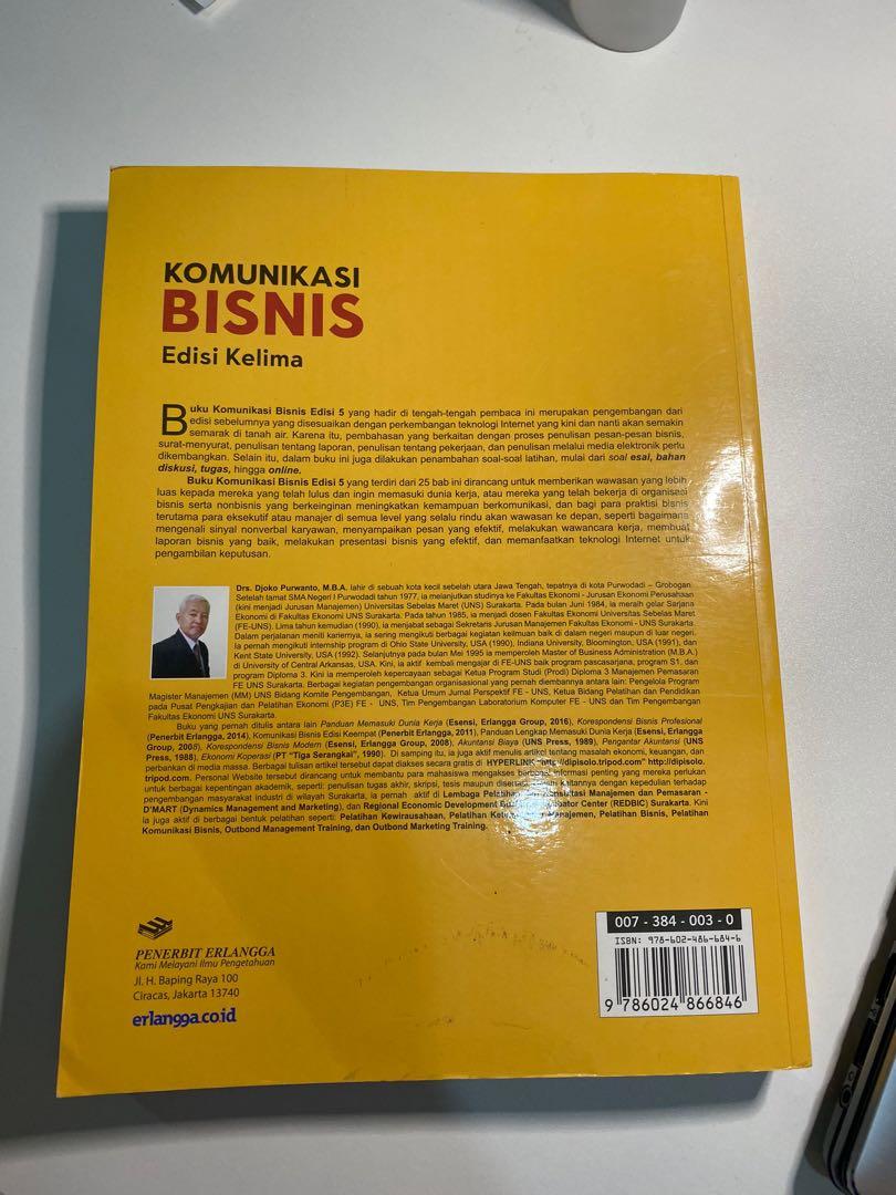 [PRELOVED] Komunikasi Bisnis Djoko Purwanto Edisi 5
