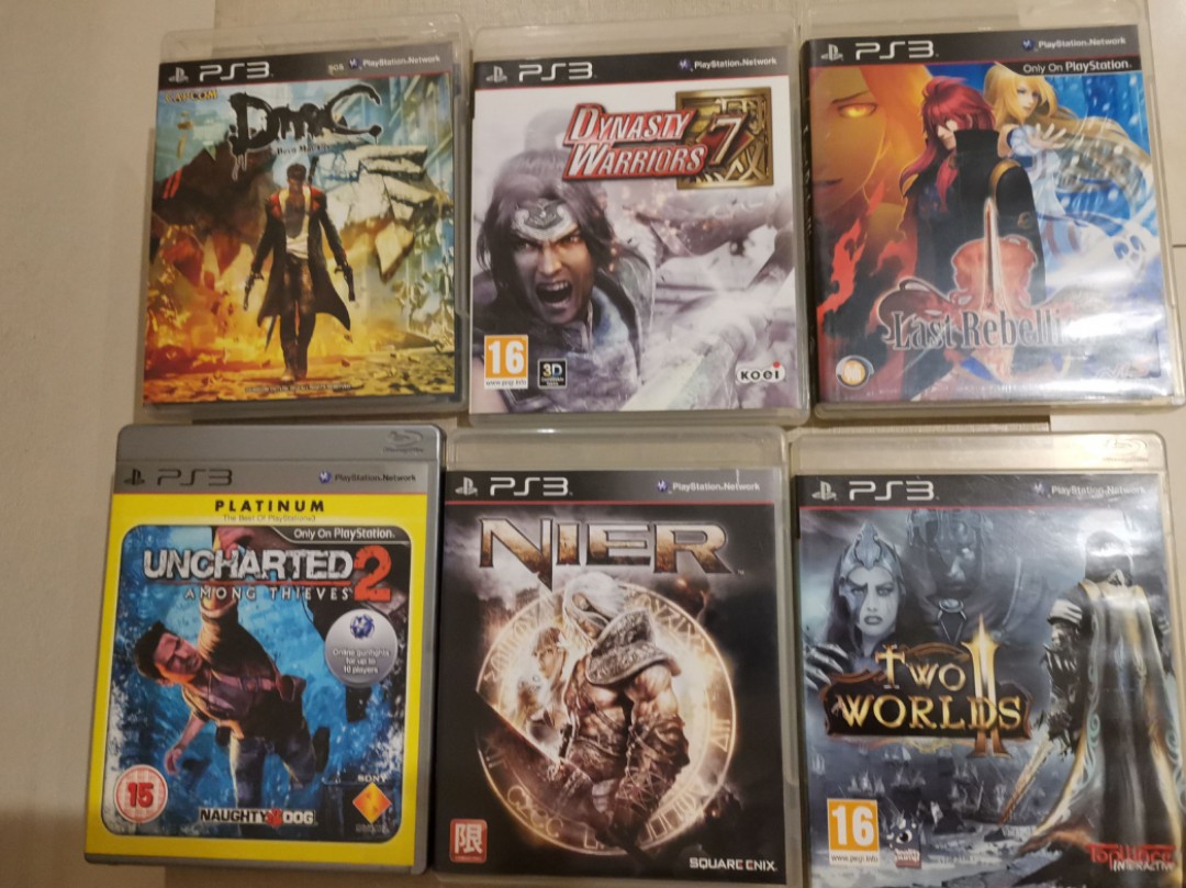 Ps3 game cd x6 with manual, Video Gaming, Video Games, PlayStation on