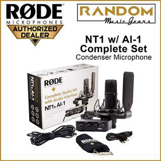 [RØDE] Rode NT1 w/ AI-1 Complete Set Condenser Microphone with Audio Interface