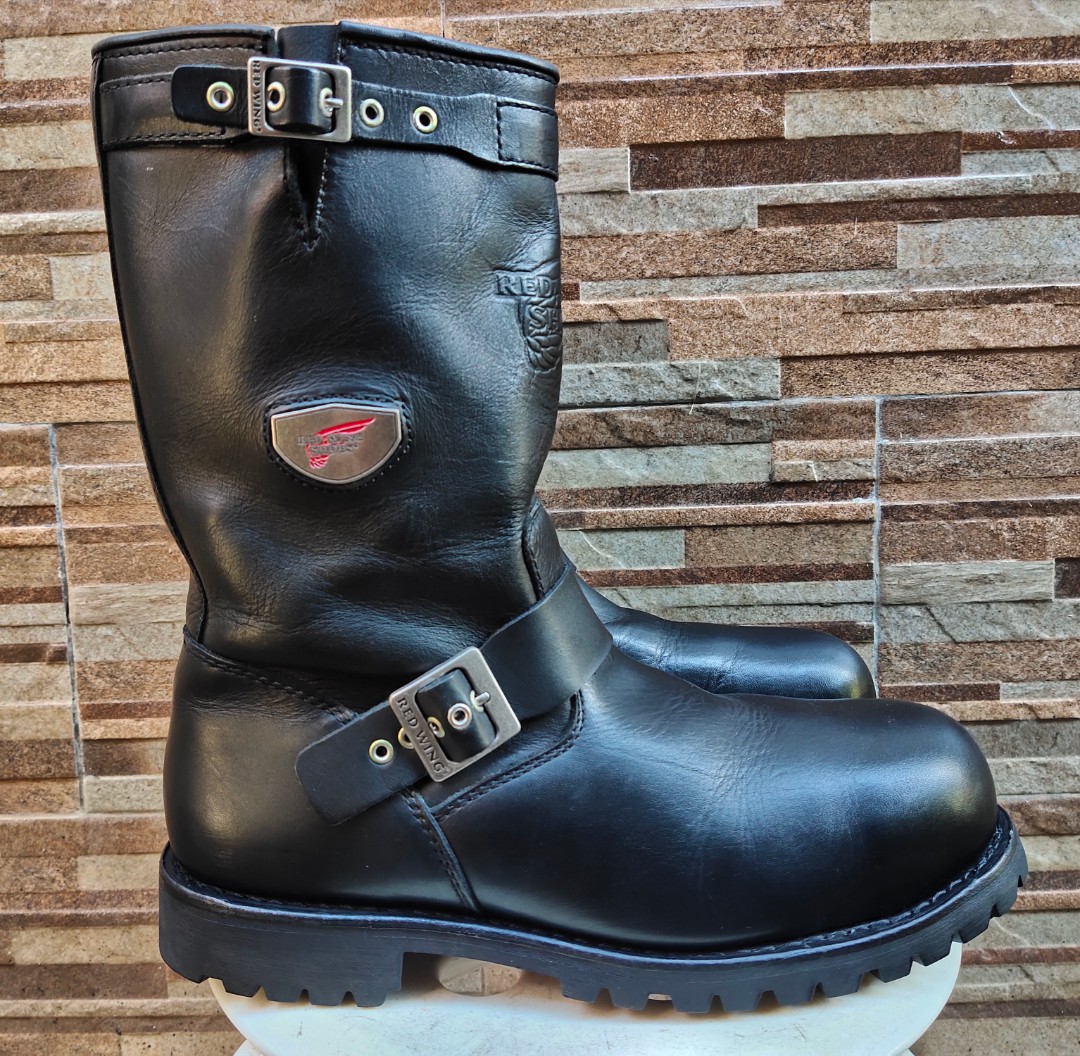 Redwing motorcycle seri 988 Fesyen Pria Sepatu Sepatu Boot di