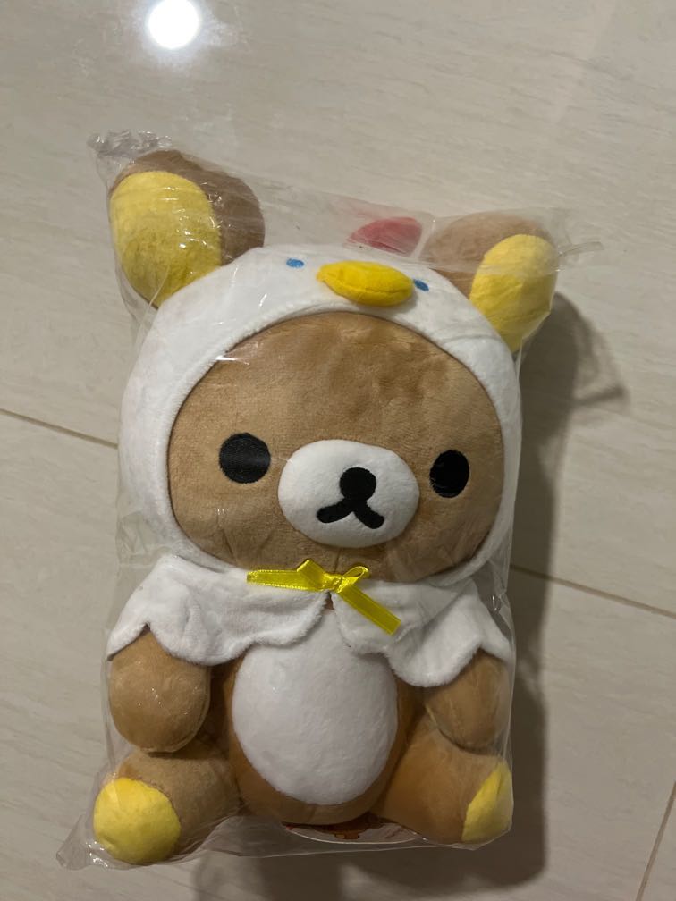 Rilakkuma in chicken suit Soft Toy, Hobbies & Toys, Toys & Games on