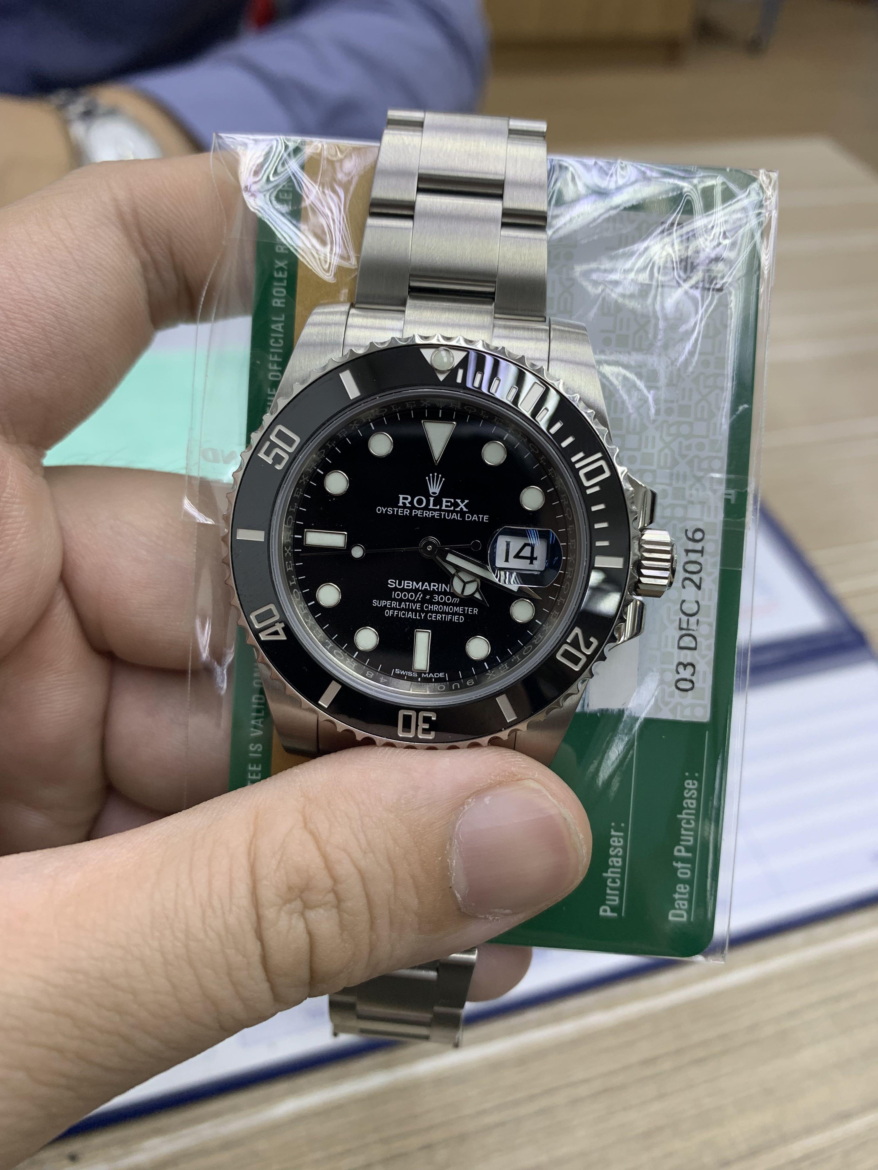 rolex submariner date 2016