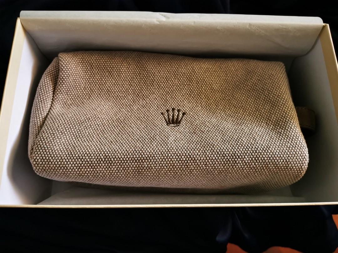 Rolex top toiletry bag