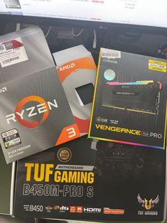 Ryzen 3100+B450M+16gb ram