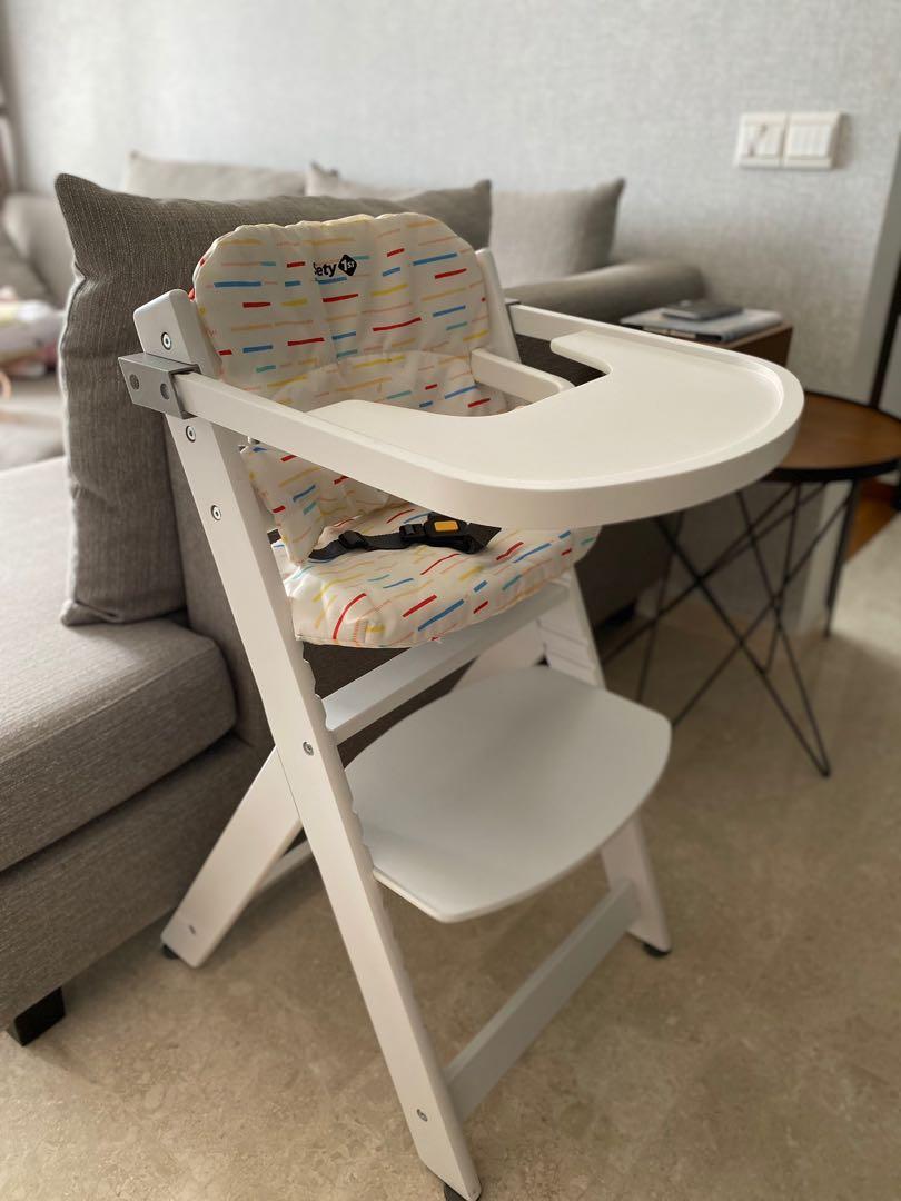 Safety First Timba Highchair (White), Babies & Kids, Baby Nursery