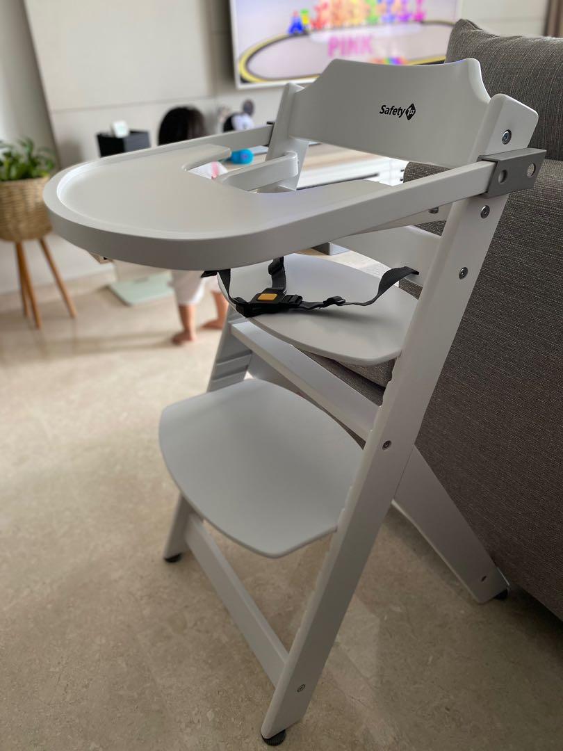 Safety First Timba Highchair (White), Babies & Kids, Baby Nursery & Kids Furniture, Kids' Tables