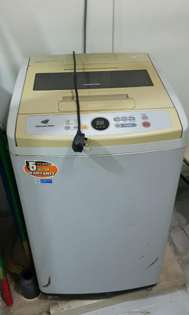 Samsung Top Load Washing Machine 6.5 KG, TV & Home Appliances, Washing