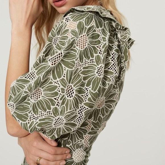 Sandro Paris Audrey Embroidered Cotton 