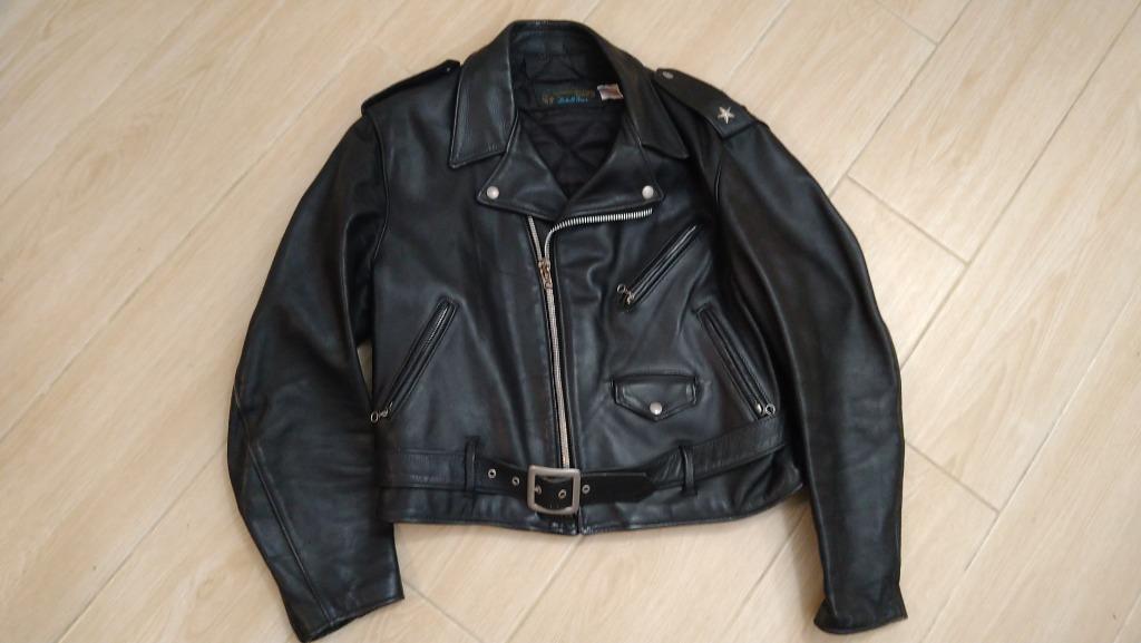 Schott NYC 613 One Star Perfecto Leather Jacket 機車皮褸, 男裝