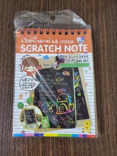 Scratch book