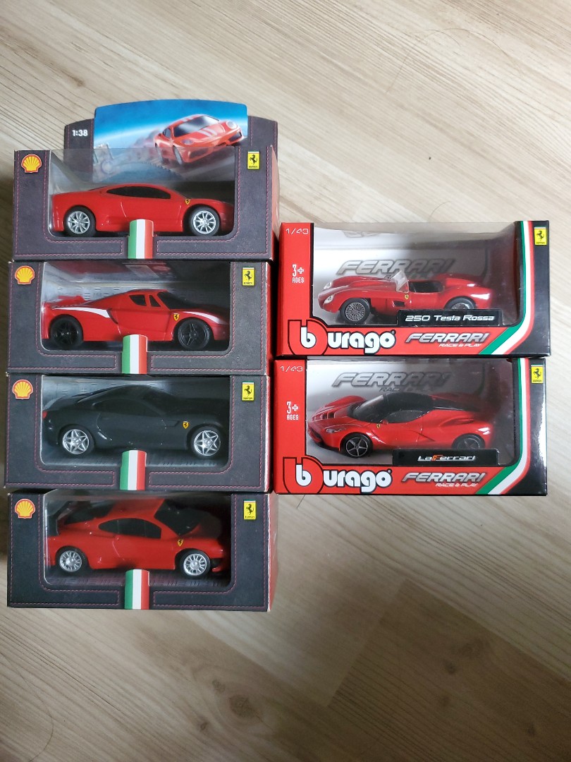 Shell x Ferrari油站車仔系列, 興趣及遊戲, 玩具 & 遊戲類 - Carousell