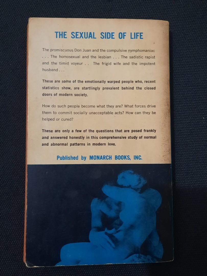 The Sexual Side of Life: The Truth About Love and Sex in Modern Society (A  Monarch Human Behavior Book) James, Don Published by Monarch Books, Inc.,  Derby, November 1960. 2nd Printing., Hobbies