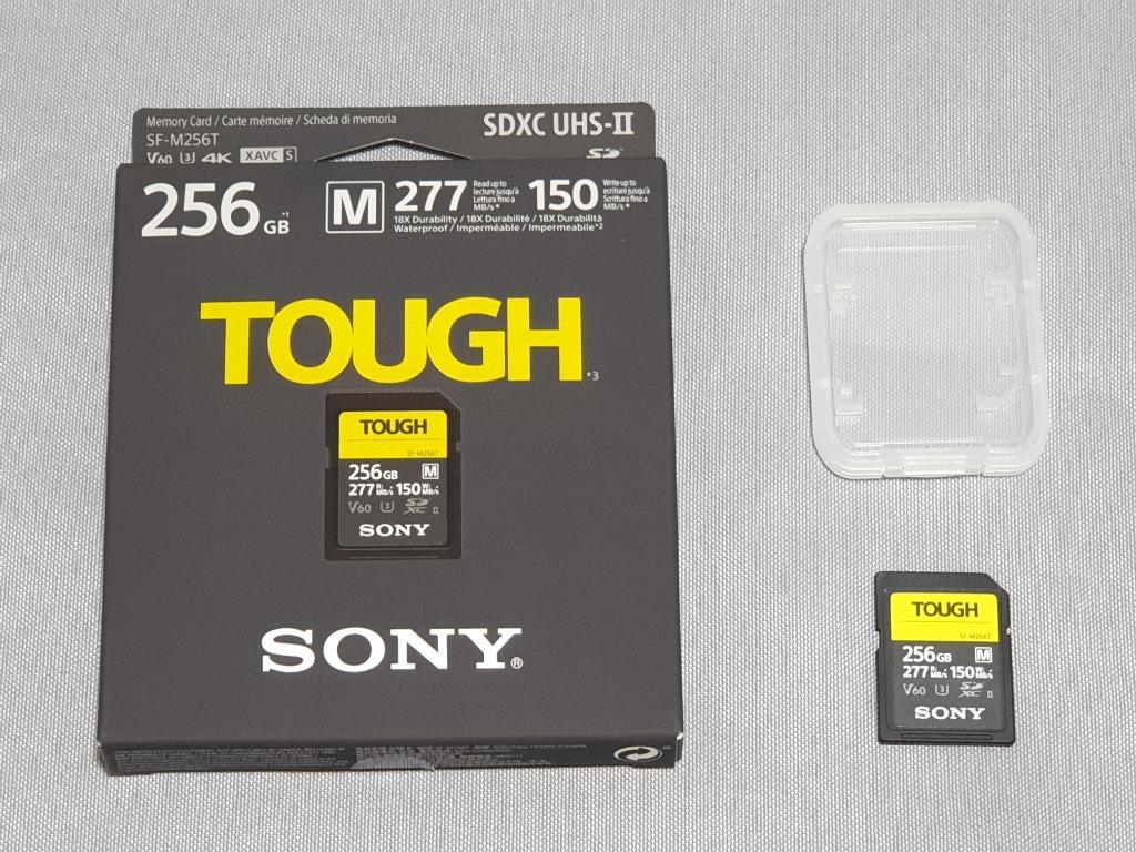 BUNDLE, 2 PIECES OF SONY 256GB SF-M TOUGH SERIES UHS-II SDXC MEMORY CARD