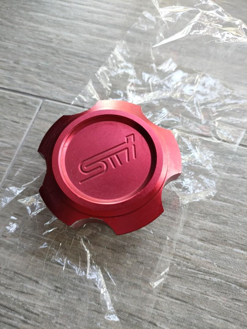 STI oil filler cap, Car Accessories, Accessories on Carousell