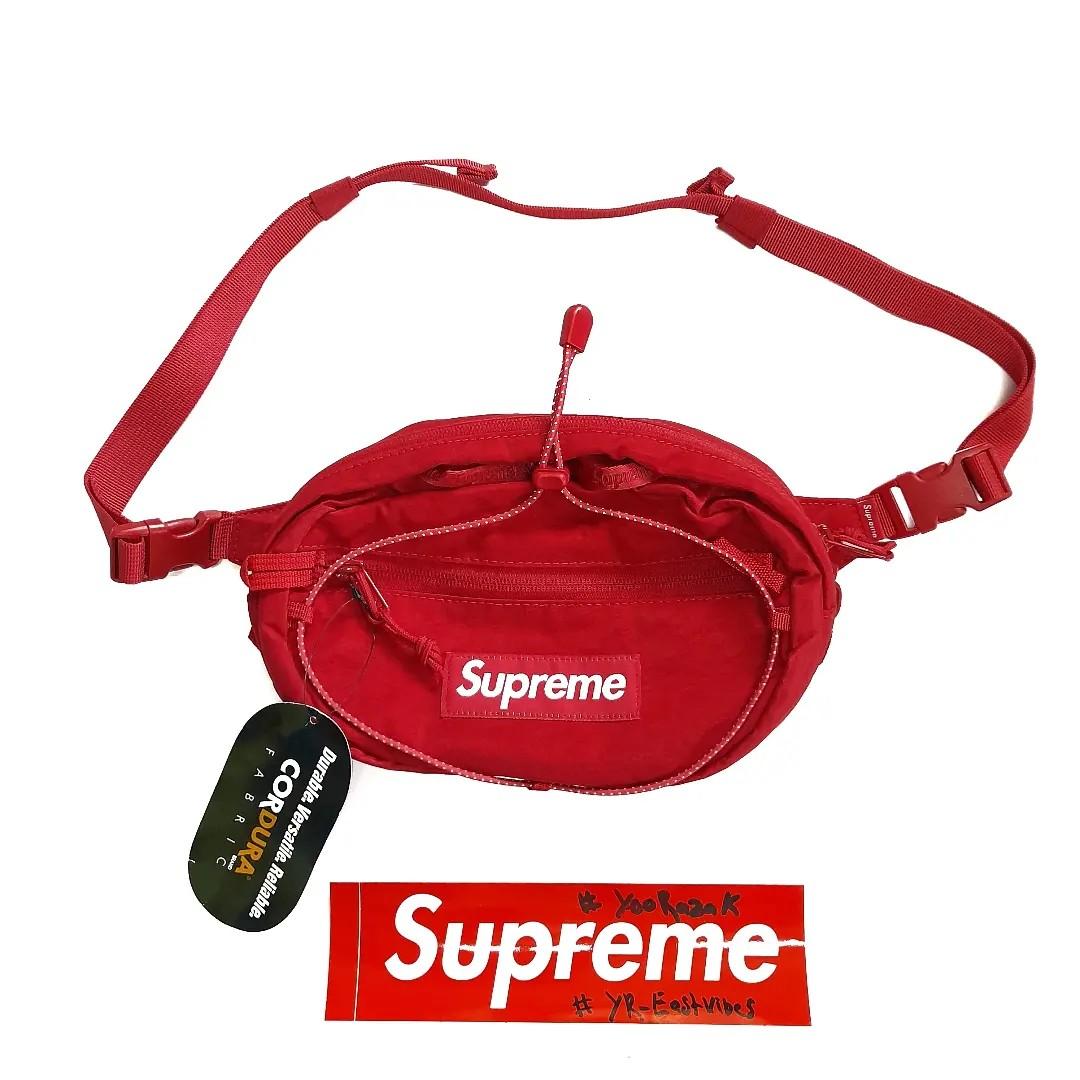 Supreme SS19 Shoulder Bag Red Review + Shower Cap 