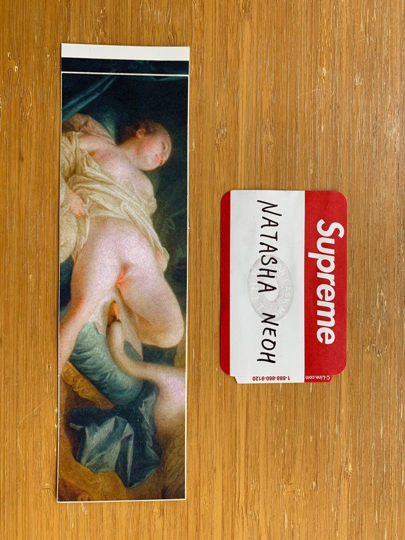 Supreme Leda and the Swan box logo sticker