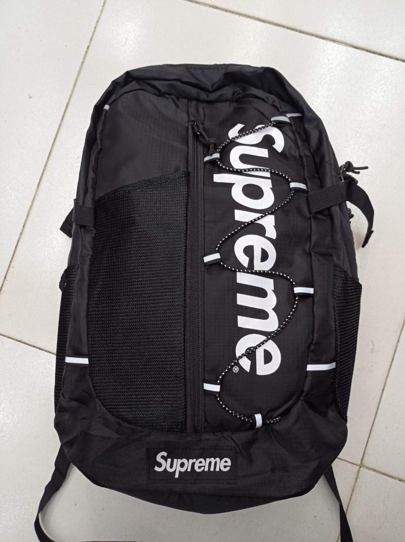 Supreme SS17 BACK PACK (Category: Backpacks) located in Caloocan City. Submitted by mms_bestshop (Listing ID 1139411446, Image 1). Description: 100% premium 24 liters with laptop compartment up to 15 inch color: black only limited stock only cash on delivery and cash on pick up are available nationwide.