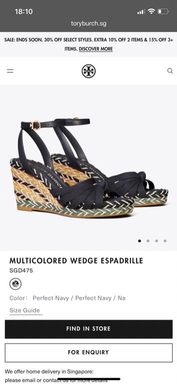 Tory Burch wedges heels shoes, Women's Fashion, Footwear, Wedges on  Carousell