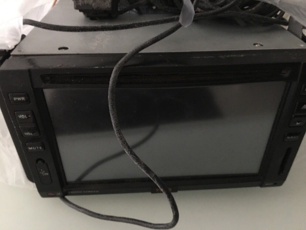 Toyota wish audio head unit with reverse camera., Car Accessories