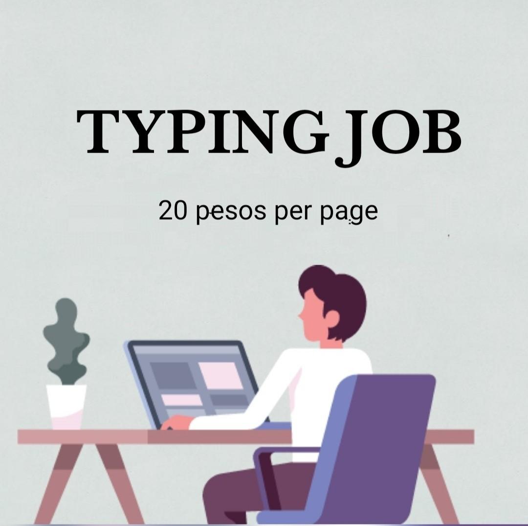 TYPING / ENCODING SERVICES, Everything Else, Others on Carousell