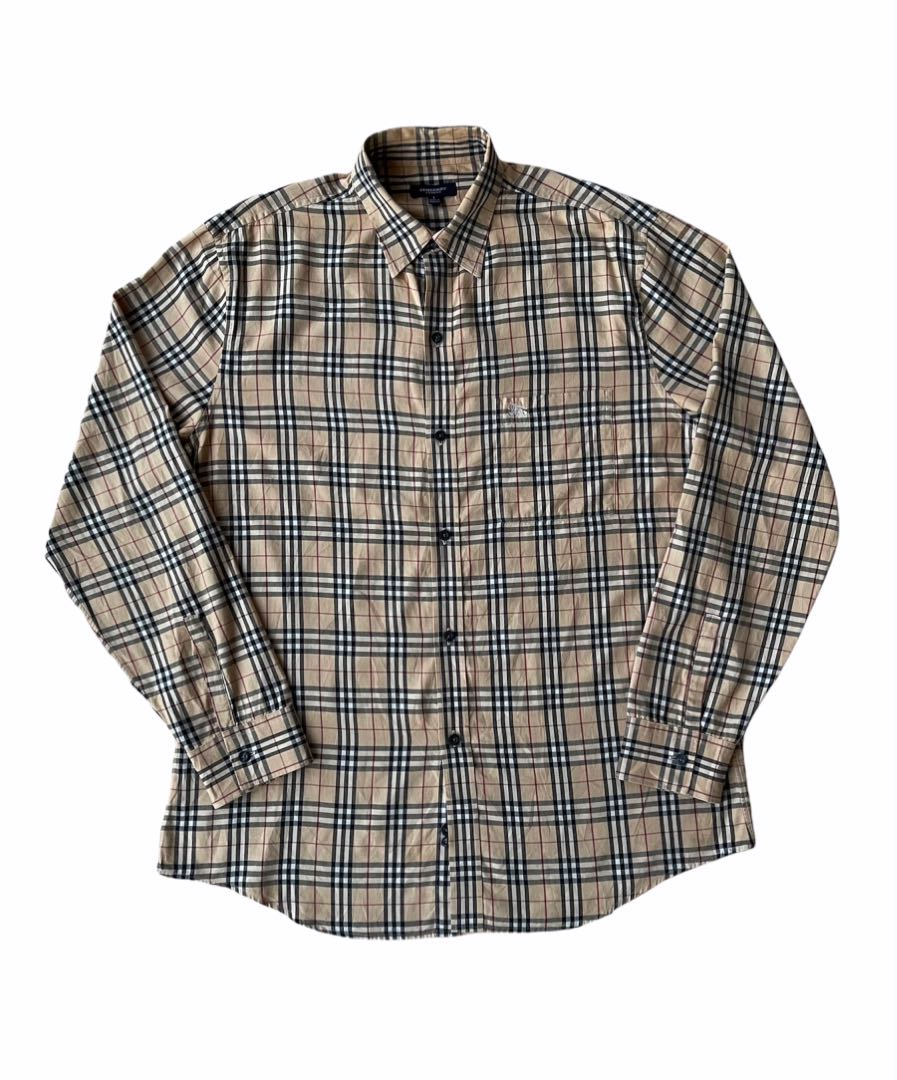 Burberry shirt deals vintage