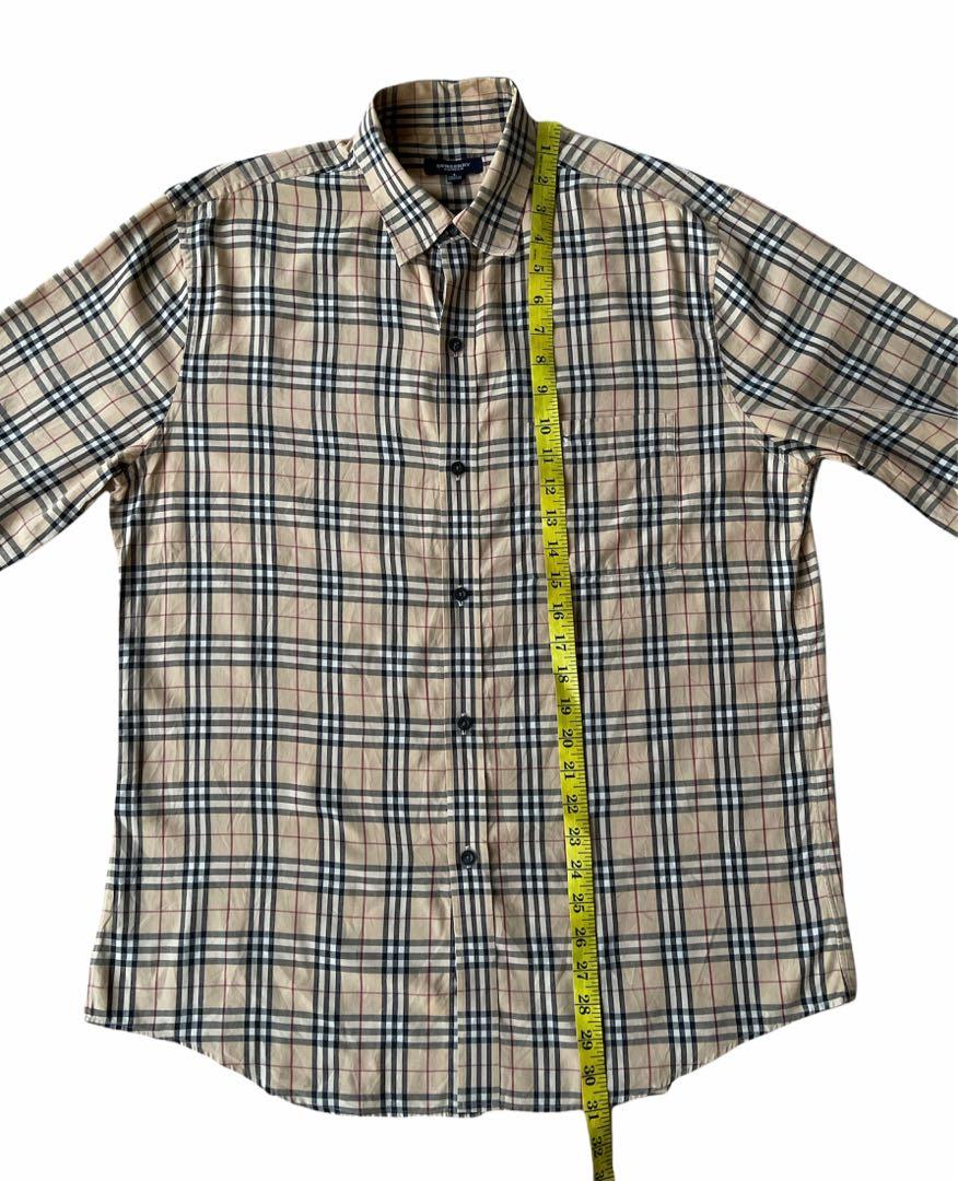 Vintage Burberry nova check shirt Men s Fashion Tops Sets