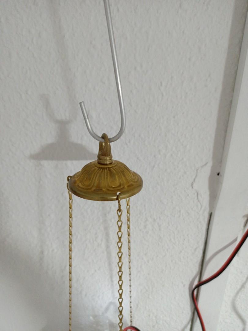 vintage hanging votive lamp brass oil lamp candle lamp buddhist taoist