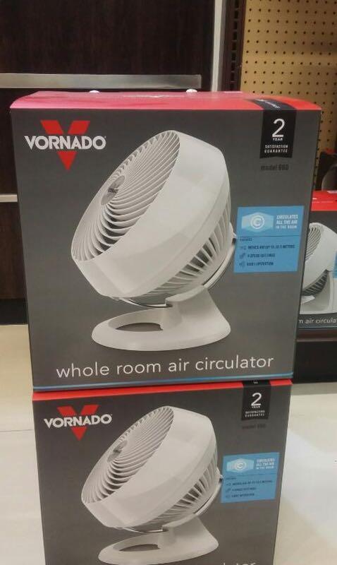 VORNADO WHOLE ROOM AIR CIRCULATOR (Category: Fans) located in Manila. Submitted by jm_blgr (Listing ID 1139235110, Image 3). Description: VORNADO MODEL 660 LARGE WHOLE ROOM AIR CIRCULATOR DESIGNED IN ANDOVER, KANSAS Whole Room Vortex Circulation Moves Air 100 ft. Multidirectional Air Flow Easy To Clean Whisper Quiet 4 Speed Push-Button Control Energy Saver 2 Year Warranty Fully Adjustable Chrome Glide Bar Blade Diameter: 10.14in 220v DELIVERY VIA