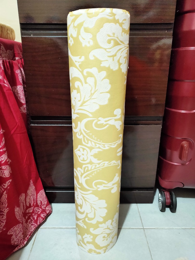 Wallpaper sticker roll, Furniture & Home Living, Home Decor, Other Home  Decor on Carousell
