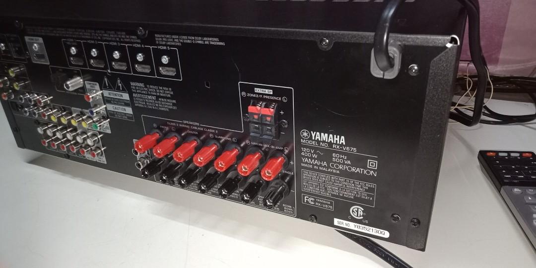 Yamaha RXV675 7.2 Network Av Receiver, Audio, Soundbars, Speakers & Amplifiers on Carousell