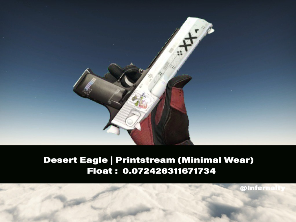 (0.07FV) Desert Eagle Printstream MW CSGO SKINS KNIVES, Video Gaming