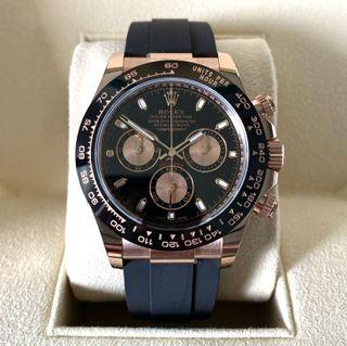 Rolex Oyster Perpetual 18K Yellow Gold Ceramic Bezel Champagne Indexes ...