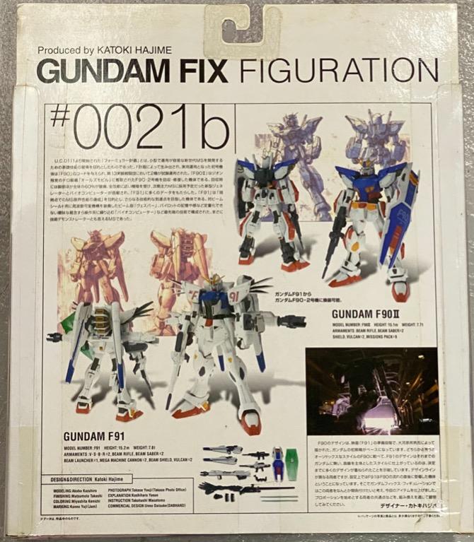 未開封Gundam Fix Figuration GFF #0021b Gundam F91 Gundam F90 II 