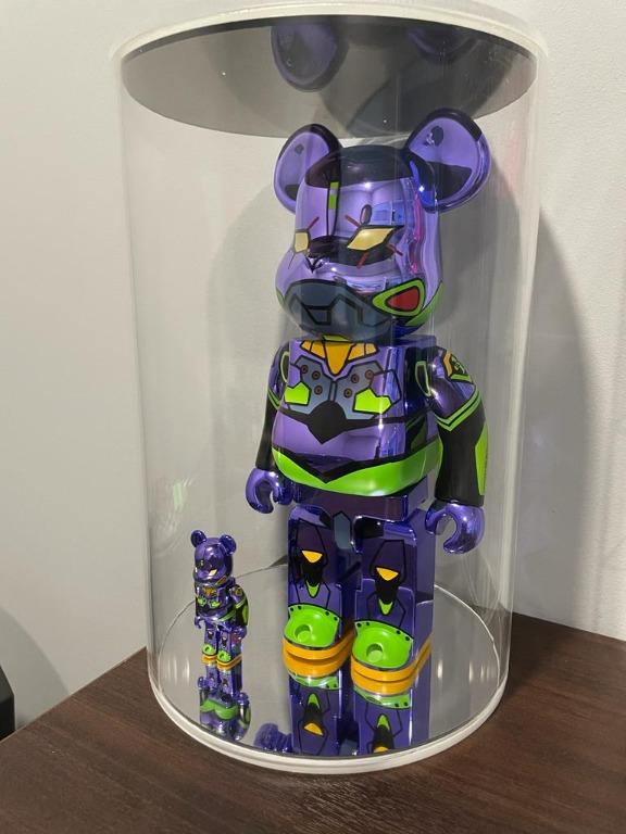 without figure CUSTOM bearbrick 400% display acrylic case 