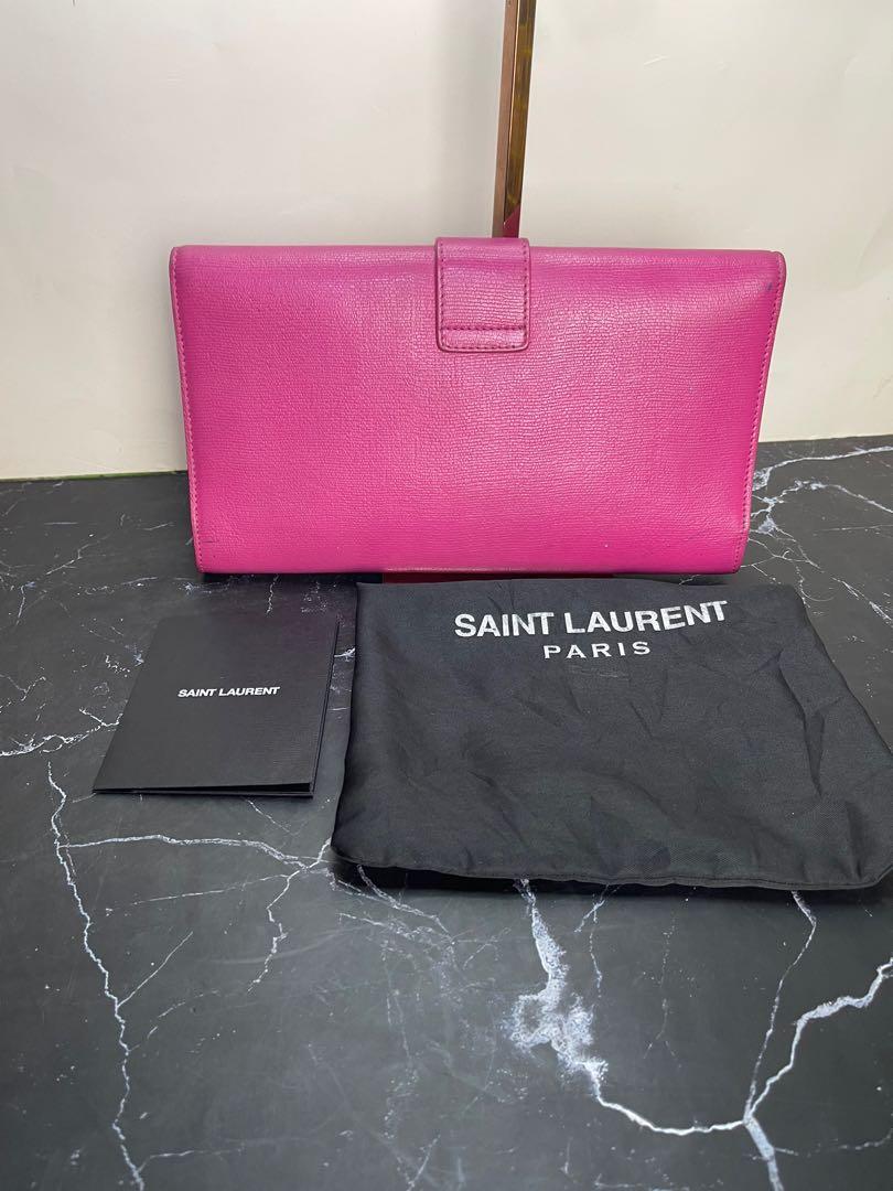 auth YSL Clutch, Luxury, Bags & Wallets on Carousell
