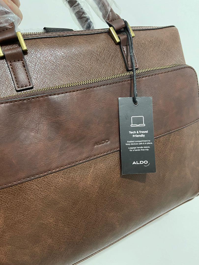 Aldo leather laptop bag best sale