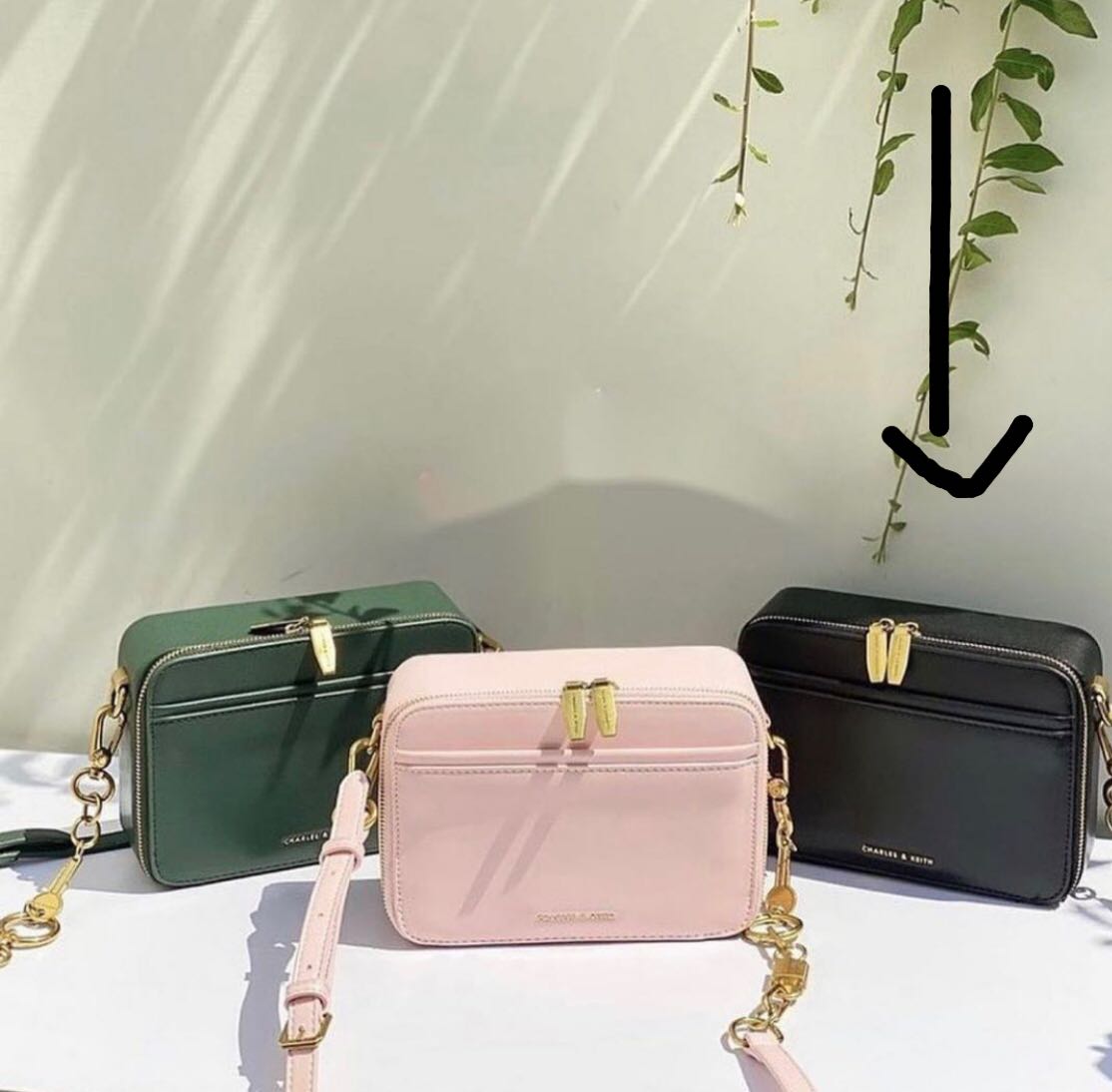 Beg jenama best sale charles & keith