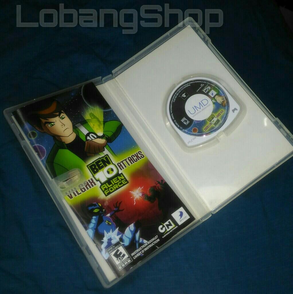 Authentic Ben 10 Alien Force Vilgax Attacks UMD Game for Sony PSP  Playstation Portable Universal Media Disc, Video Gaming, Video Games,  PlayStation on Carousell