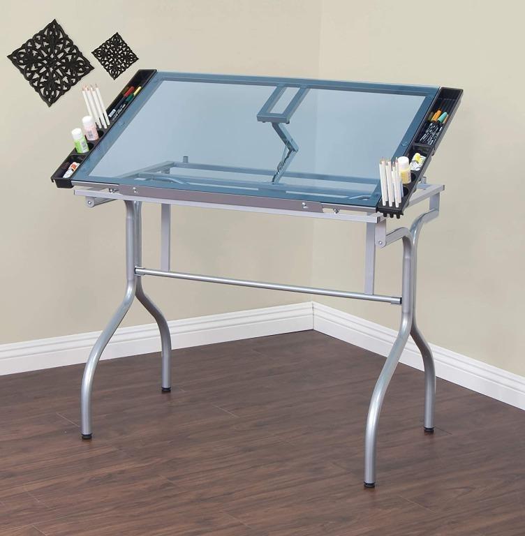 Studio Designs Height Adjustable Drafting Table Craft Table Drawing ...
