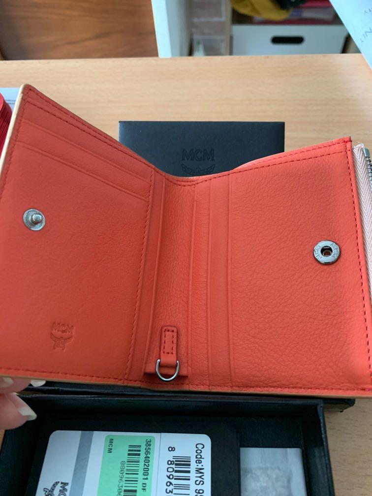 BN MCM Klara Two Fold Wallet Women s Fashion Bags Wallets Wallets Card Holders on Carousell