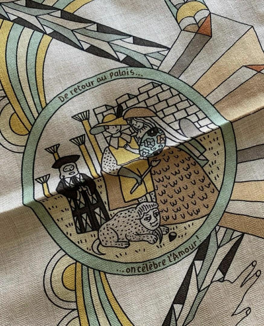 hermes l ombrelle magique shawl 140