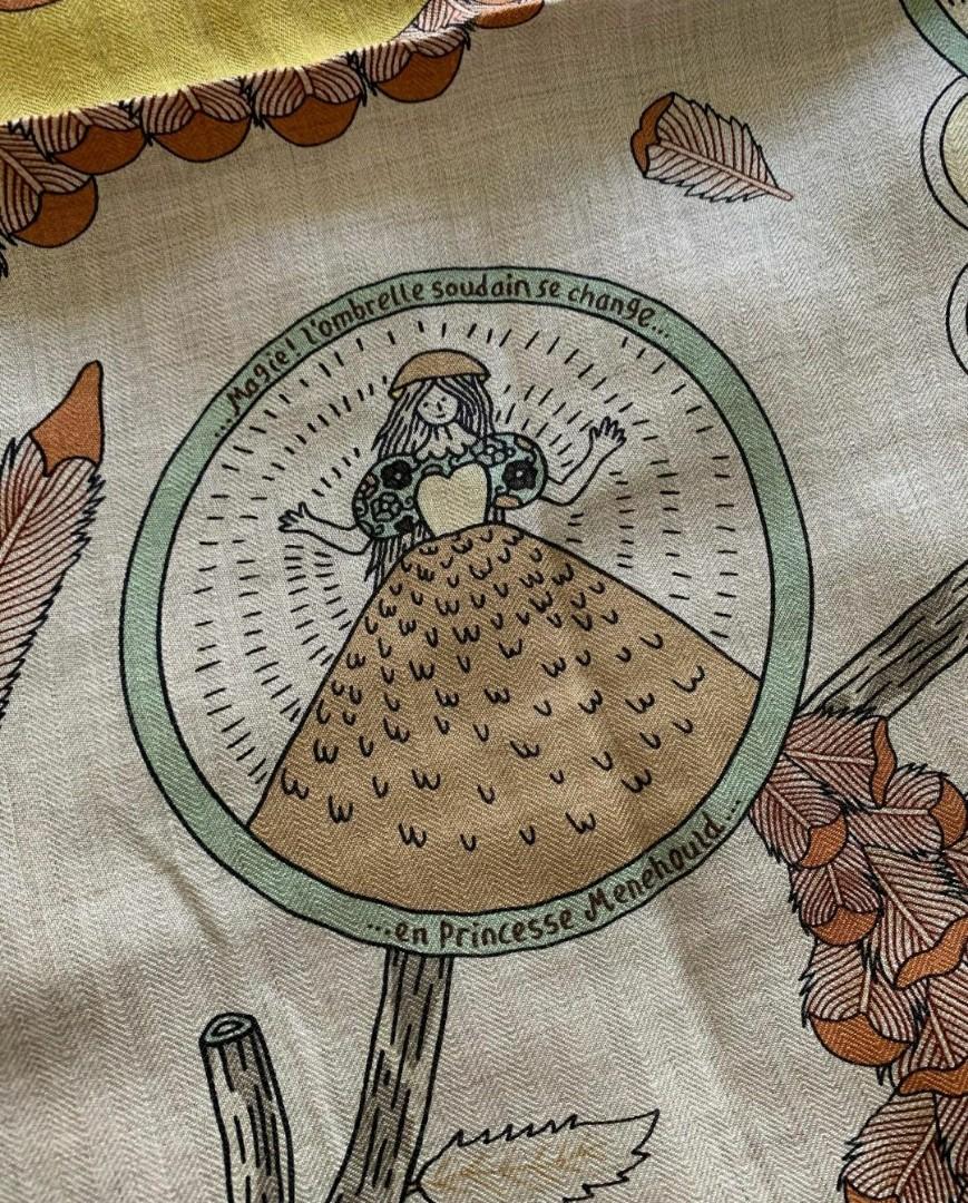 hermes l ombrelle magique shawl 140