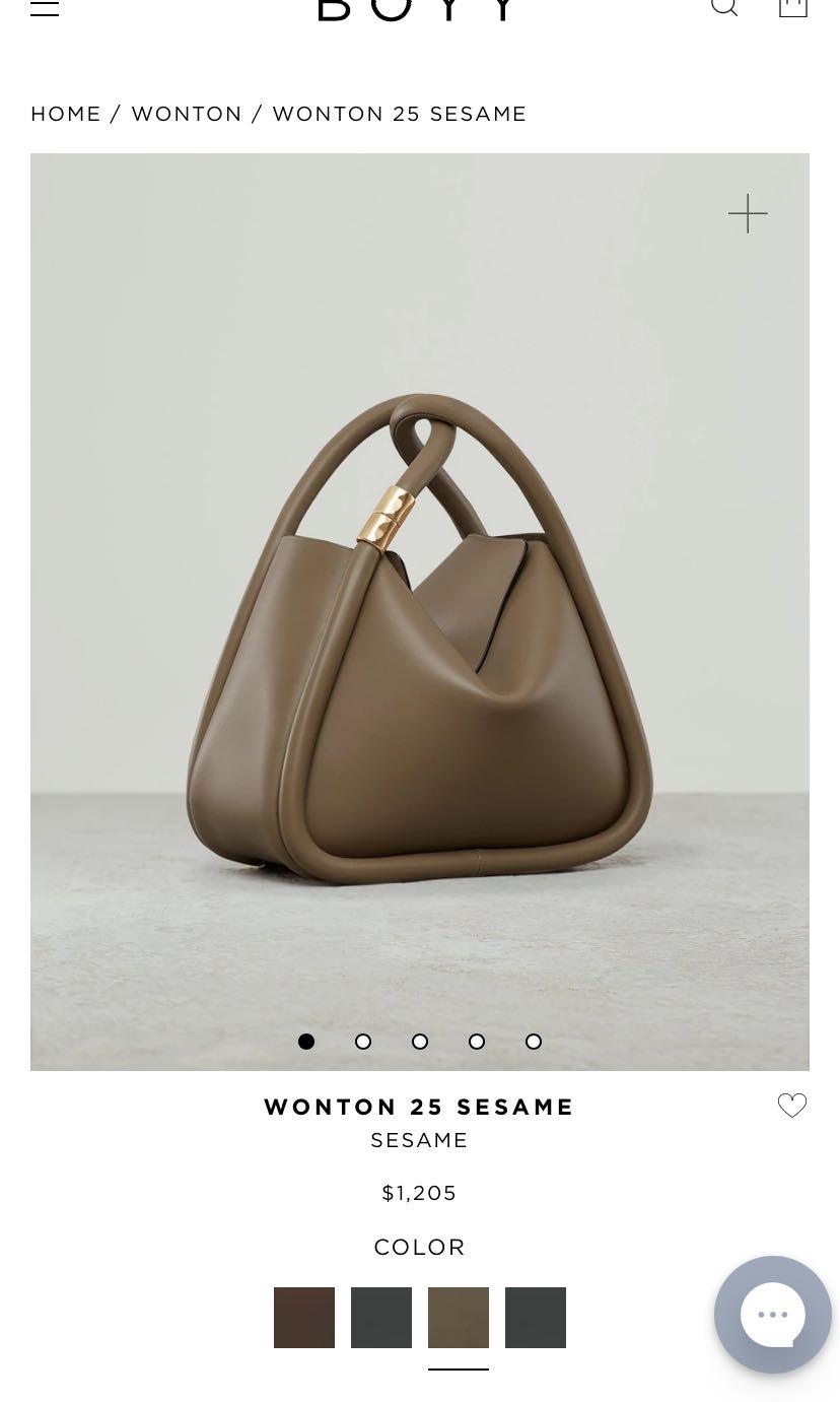 Boyy Wonton 25 in Sesame Luxury Bags Wallets on Carousell