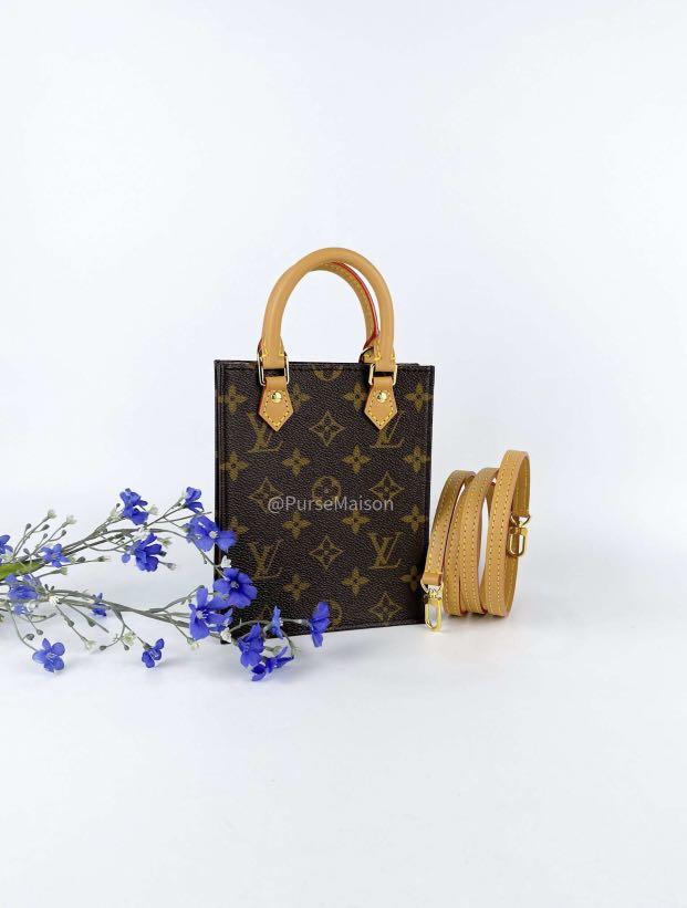 Louis Vuitton Petit Sac Plat Monogram Canvas (Date code: CA4260)