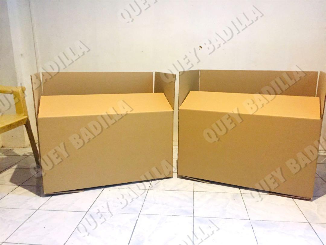 Brandnew Biggest Balikbayan Box (Category: Storage Boxes & Baskets) located in Quezon City. Submitted by gq.packagingsupplies.ph (Listing ID 1139553729, Image 2). Description: 𝗕𝗿𝗮𝗻𝗱𝗻𝗲𝘄 𝗕𝗮𝗹𝗶𝗸𝗯𝗮𝘆𝗮𝗻 𝗕𝗼𝘅 🛒33” x 19” x 19” Heavy duty/Double wall 📍Baesa , Q.C MOP: Gcash/Cash on delivery Pick up or Shipping via Lalamove, grab, toktok Message us for more details and inquiries. CALL or TEXT: (look for Ms. Quey) ☎️ (0945) 773 5240 - G