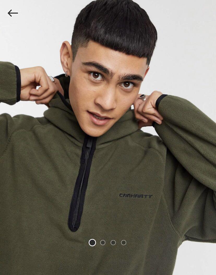 Hooded beaumont half deals zip sweat